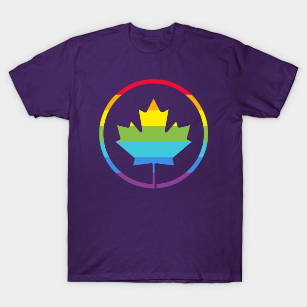 Lgbt Canada Pride T-Shirt by ManulaCo